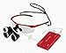 WorKing 3.5x 420mm Working Distance Surgical Binocular Loupes Optical Glass with LED Head Light Lamp+Aluminum Box Red