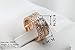Zealmer Rose Gold Plated Round Cut Solitaire Cubic Zirconia CZ Diamond Halo Stackable Bridal Ring Set