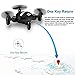 LUXON Drone RC Mini Drones for Kids Headless Quadcopter Drone with Foldable Remote Control Helicopter 2.4GHz 6-Axis Kids Drone One Key Return Small Airplane for Indoor / Outdoor Flying (Black)