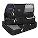 eBags Large Packing Cubes - 3pc Set (Black)
