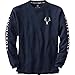 Legendary Whitetails Men's Non-Typical Series Long Sleeve T-Shirt Navy X-Large