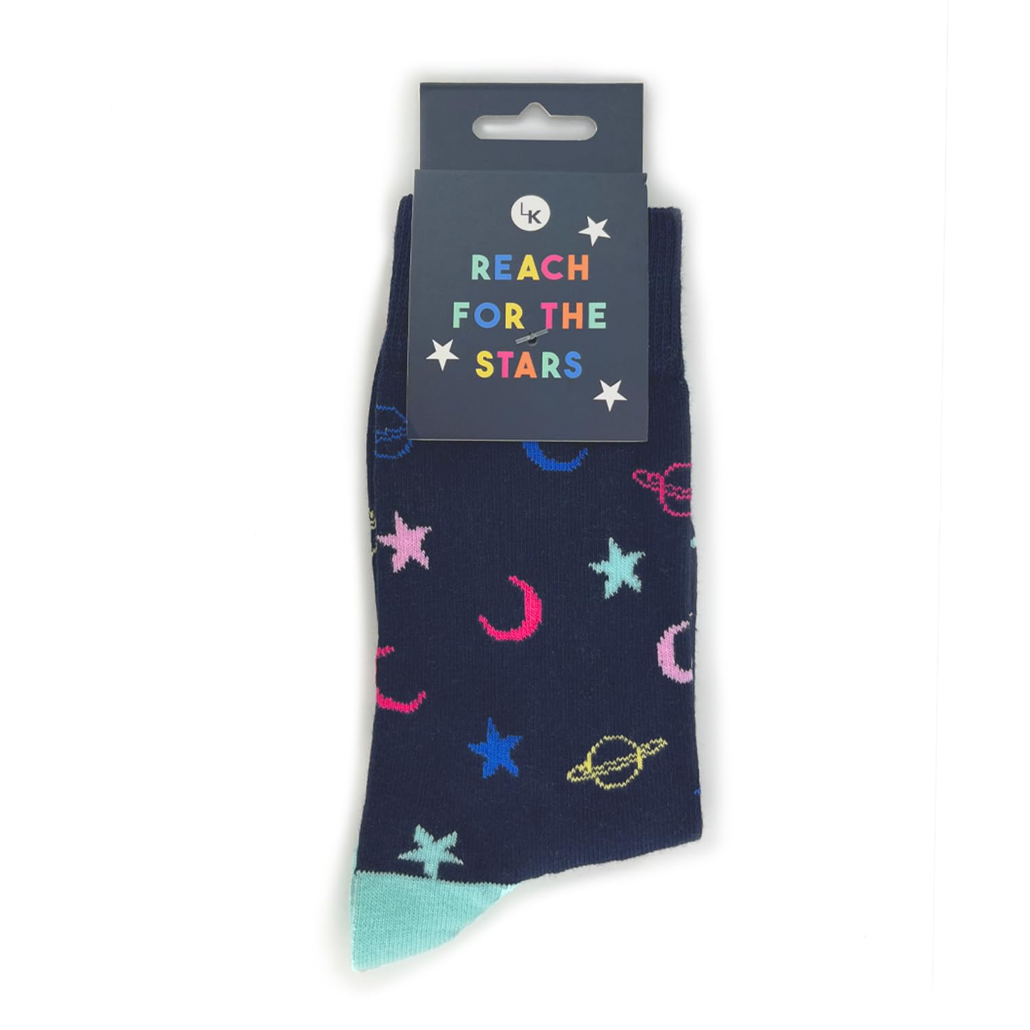 Love Kates Snazzy Socks Reach For The Stars Ladies Socks Size 4-7 Novelty Sock Gift LKSOCK017