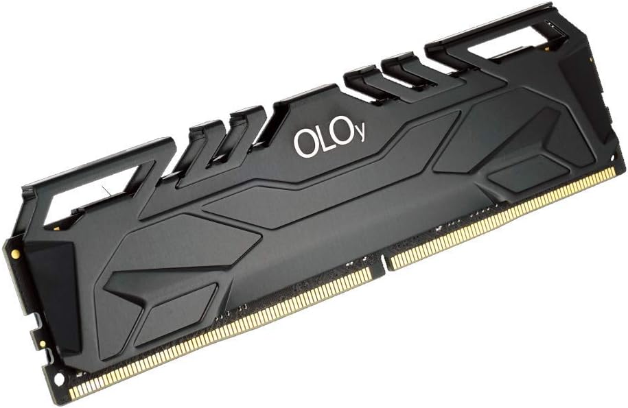 OLOy DDR4 RAM 16GB (1x16GB) 3000 MHz CL16 1.35V 288-Pin Desktop Gaming UDIMM (MD4U163016BJSA), Black