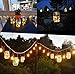 Hanging Solar Fariy Jar Lights,6 Pack Large Size Glass Mason Jar Solar Powered 30 LED String Fairy Firefly Lantern Lights for Outdoor Patio Garden Yard Fence Wedding Table Decoration Lights