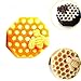 BAKER DEPOT Honeycomb Soft Silicone Mold for Soap Fondant Mold Beehive Handmade Soap Molds