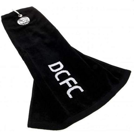 Amazon Co Jp ダービー カウンティ フットボールクラブ Derby County Fc オフィシャル商品 トライフォルド ゴルフクラブ用タオル ワンサイズ ブラック 服 ファッション小物