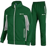 TBMPOY Men's Tracksuits Sweatsuits for Men Sweat Track Suits 2 Piece Casual Athletic Jogging Warm Up Full Zip Sets