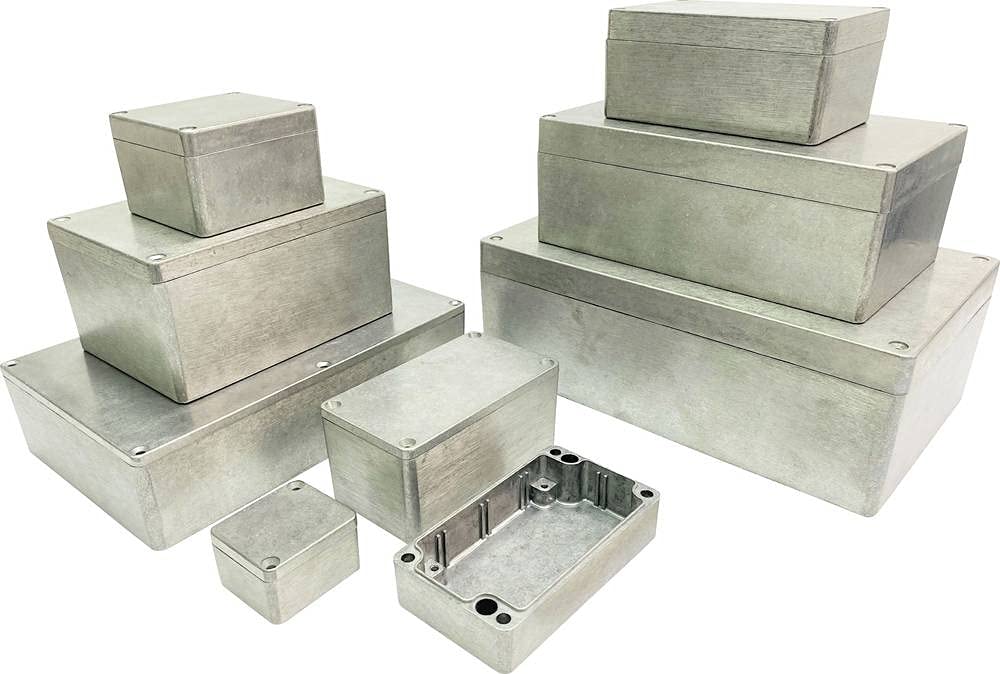 Gainta G108 Universal Housing 125 x 80 x 57 Alloy Aluminium Natural