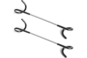 ANRANMM 2 PCS Wrap Hooks Bird Feeder Pole Attachment Extra Feeder Arm Addition Pole Hook Bird Feeder Accessories for Hanging Bird Feeders