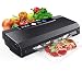 KOIOS Vacuum Sealer Machine, 80Kpa Automatic Food Sealer for Food Savers w/Starter Kit, Dry & Moist Modes, With Up To 40 Consecutive Seals, Compact Design (Black) primary