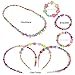 Phogary Children DIY Beads Set(500pcs), DIY Bracelets Necklaces Beads for Jewellery Making for Kids Bead Necklace Bracelet Making Kit As Beads Gift Kit for Girls