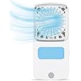 KME DailyTrade Air Pocket Chill Handheld Mini Fan: Rechargeable Personal Air Cooler with Hydro-Chill Technology, 3 Speeds, Built-in Kickstand - Cordless for Travel, Indoor, or Outdoor Use. By K.M.E