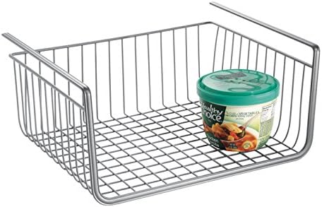 InterDesign York Lyra Drahtkorb zum Einhängen, offener Regalkorb aus