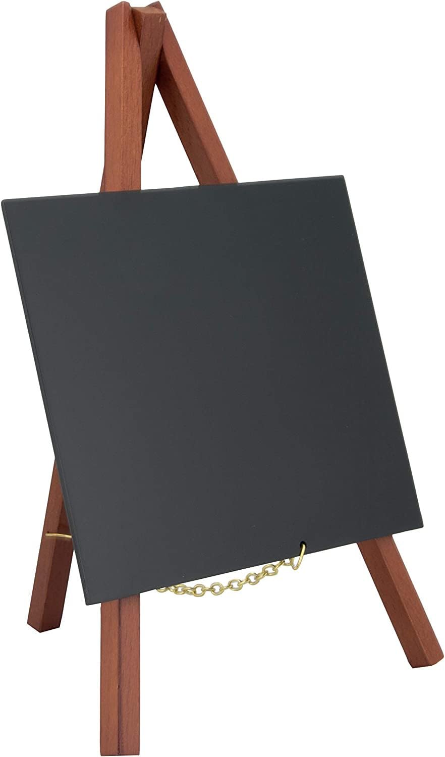 American Metalcraft MNIMKR1 Chalkboard Easel, Mini, Mahogany