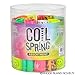 Kicko 1.5 Inch Coil Spring Assortment - 72 Pack Coil Springs - Party Favors, Ideas, Carnival Prizes, Goody Bag Fillers, Stocking Stuffers, Easter Basket Treats, Class Rewards, Playtime Activity