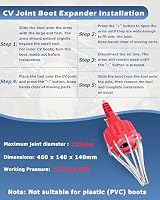 DAYUAN Pneumatic CV Joint Boot Expander Tool 20-120mm Air Operated view 3