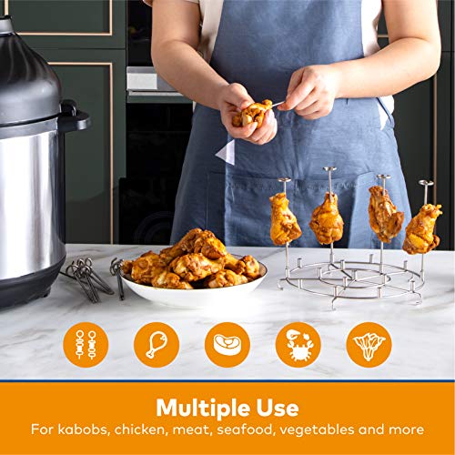 Goldlion Skewer Stand Compatible with Instant Pot Quart Air