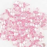 Snailmon 100pcs Mini Baby shower Pacifiers Party