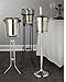 American Metalcraft WICS34 Ironworks Champagne Service Stand, Black, 8-Inch Diameter