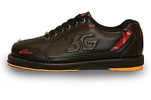 900 Global 3G Men's Racer Right Hand Bowling Shoes - Black/Red
