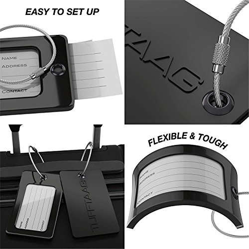 ProudGuy Luggage Tags TUFFTAAG, Business Card Holder, Suitcase Labels, Travel Accessories