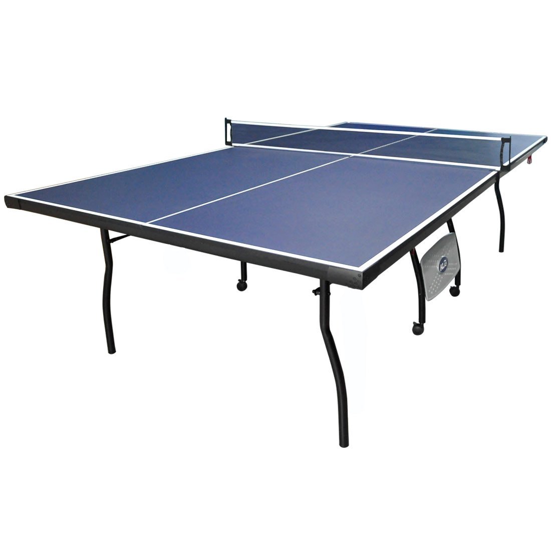 HLC 9FT Professional Folding Table Tennis Table Set,Full Size Training