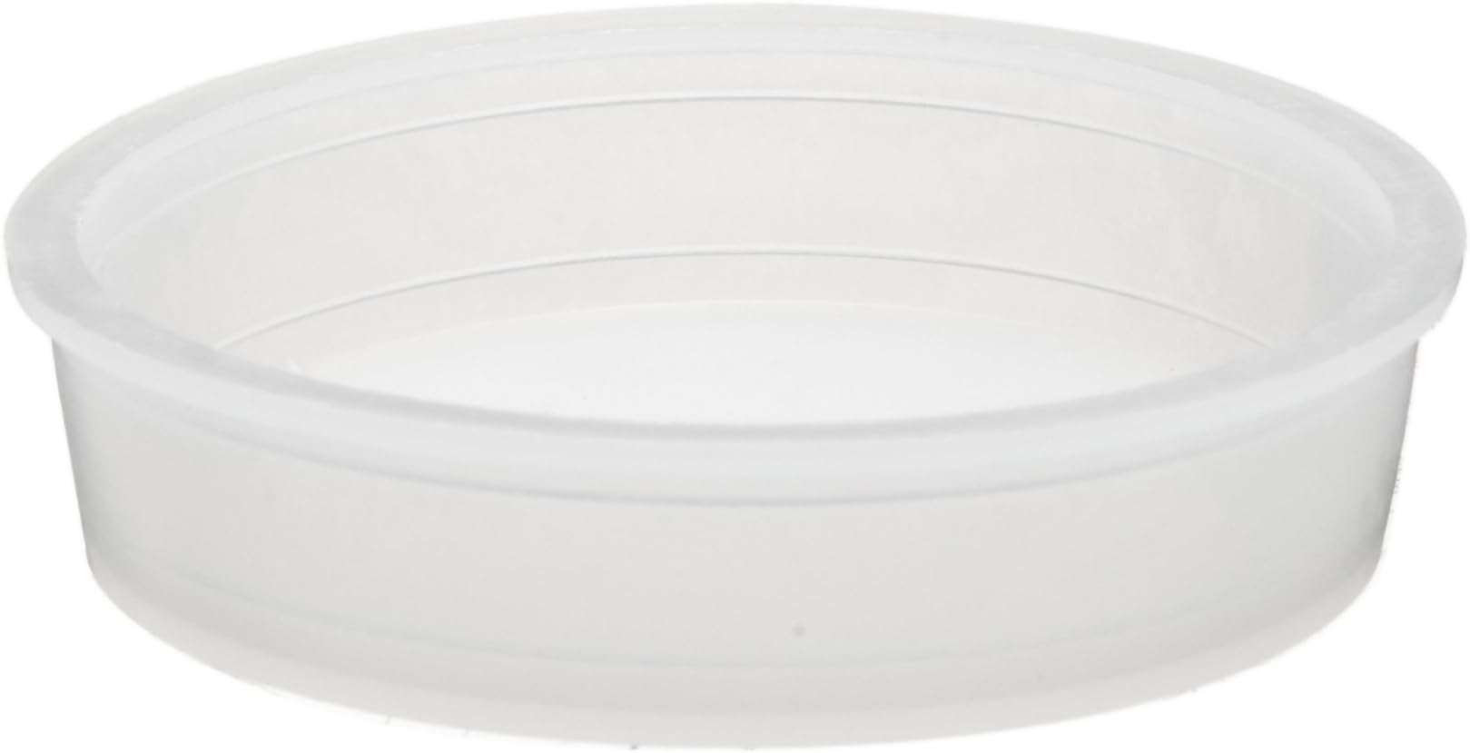 Kapsto 600 B 525 Polyethylene Tapered Closure, Natural, 58 mm Tube OD (Pack of 100)