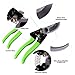 IRRIGLAD Steel Bypass Pruning Shears 8″ Garden Scissors 2PCthumb 2