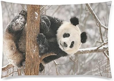Amazon 新しいデザインコットン ポリエステルツインプリント面白いパンダパターン枕カバー X 30インチ Soft Homeデコレーション X 30 Inch 枕カバー ピローケース オンライン通販