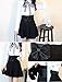 Motase Women Elastic Belt Wide Belt With Bow Knot Black M