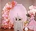 Zabyky 110 Pack Pink Gold Confetti Rose Gold Balloons, Balloon Garland Kit, 16ft Balloon Strip for Wedding, Baby Shower, Birthday Party Decorations (Pink and Gold Confetti)