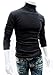 AKENA Men's Casual Turtleneck Shirt Pullover Slim Fit Long Sleeve Tops T-shirt