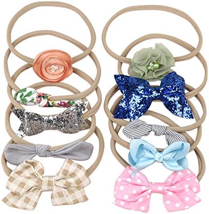 Baby Girl Headbands with Bow, Hairbands for Girls,Newborn,Toddler and Children