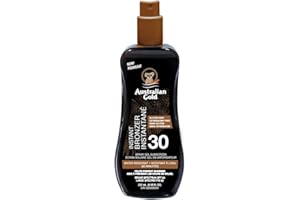 Australian Gold Spf 30 Spray Gel Bronzer, Fragrance: Cocoa Dreams, 237 Milliliters