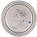 Cloudy Bay DCO1215830BN 12-inch 3000K Warm White Dimmable 15W 1050lm LED Flush Mount Ceiling Fixture -120W Incandescent Equivalent, ETL LED Saturn Flush Mount, Brushed Nickel
