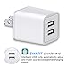 TAKAGI Phone Charger Fast Charging Extra Long Cable 2 Pack 6feet Durable Data Sync Transfer Cord USB Plug Wall Charger(ETL Listed) Compatible iPhoneX/8/7/6S/6/Plus/SE/5S/iPod/iPad Mini
