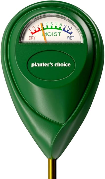 Amazon Com Planters Choice Indoor Plant Moisture Meter Soil Tester No Batteries Required Water Sensor Hydrometer For Plants Houseplant Care Gardening Tools Planting Accessories Garden Outdoor
