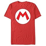 Fifth Sun Nintendo Mario Circle Icon Mens Graphic T Shirt