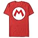 Fifth Sun Nintendo Mario Circle Icon Mens Graphic T Shirt