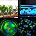 Solar 100 Pcs Colorful Glowing Stones, Glowing Garden Resin Pebbles,Garden Decor Glowing Stones Luminous Rocks for Outdoor Walkway Driveway,Luminous Stones for Plants Pot, Fish Tank,Swimming Pool etc