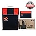 H&O Safe Keeper Fireproof Money Bag for Cash, Documents & Valuables | Large Safety Fire Resistance Document Bag & Bonus Triple Layered Fireproof Envelope Pouch | 2pcs Home Fireproof Safe Storage Set!