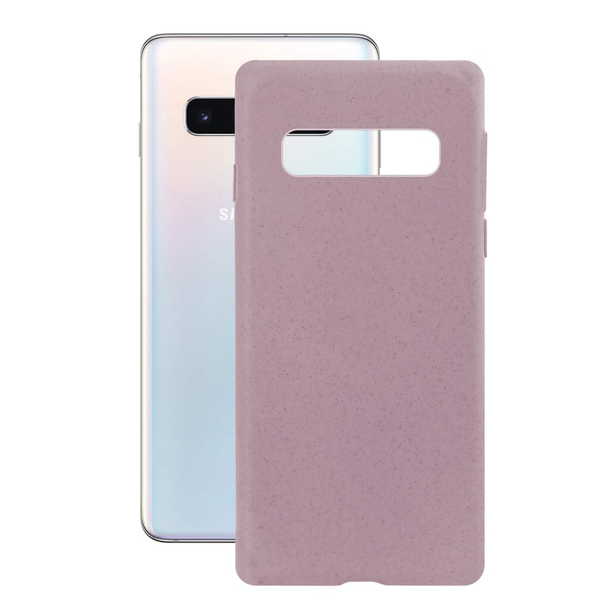 KSIX Eco TPU and Wheat Case for Galaxy S10 Pink