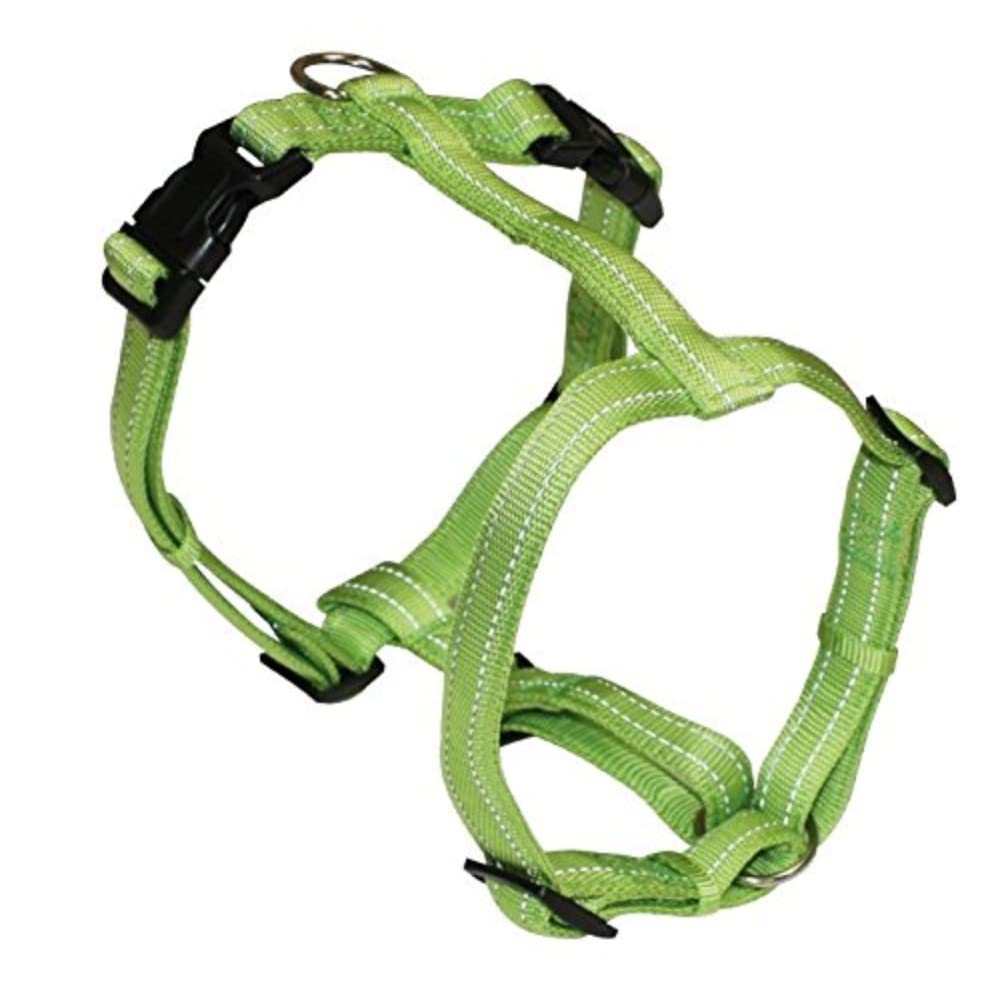 CROCI Nylon Soft Harness, 10 x 250 - 400 mm, Green