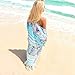 Saherewanr Womens Cover up Bohemia Tassel Swimsuit Beachwear Bikini Dress (New Blue)