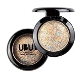 LandFox Single Baked Eye Shadow Powder Palette Shimmer Metallic Eyeshadow Palette 09