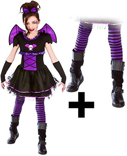 Wicked Costumes Batty Ballerina Small + Tights