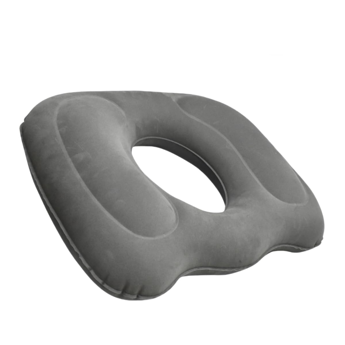 YANCONGLIDEYAN Inflatable Donut Cushion Seat Conut Cushion Seat Hemorrhoid Pillow Reduce Sciatica Hemorrhoid Tailbone Back Pain Chair Cushions for Wheelchair (grey)