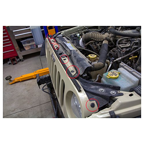 image for GOOACC 10296409 415Pcs Bumper Car Retainer Clips & Plastic Kit-19 Most