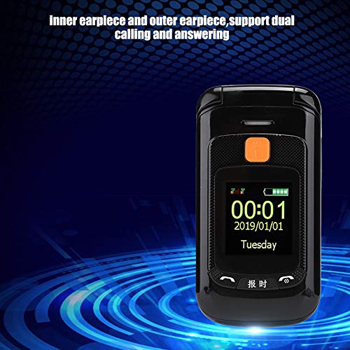 Cell Phone for Seniors,Easy to use Full VoiceAssistance Touch 2.4 inch