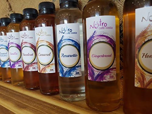Nostro Cafe Costa Coffee Flavouring Syrups 250ml / 1 Litre Gift Bottles Set (Sugar Free Vanilla, 250ml)